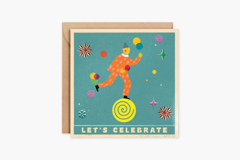 Kartka – let's celebrate, MUKI Design, papierniczy design