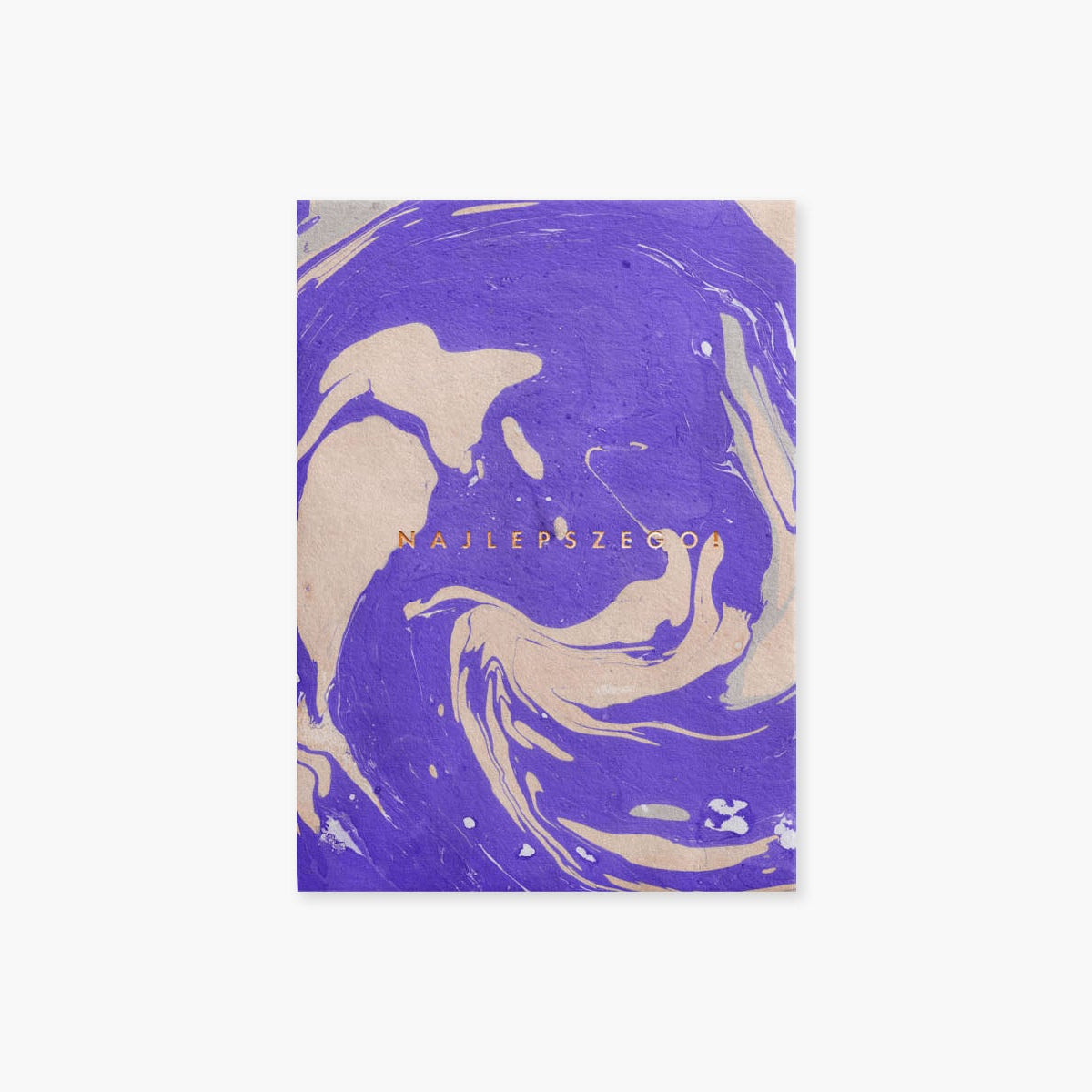 Kartka Marble I – najlepszego!, Suska&Kabsch, papierniczy design