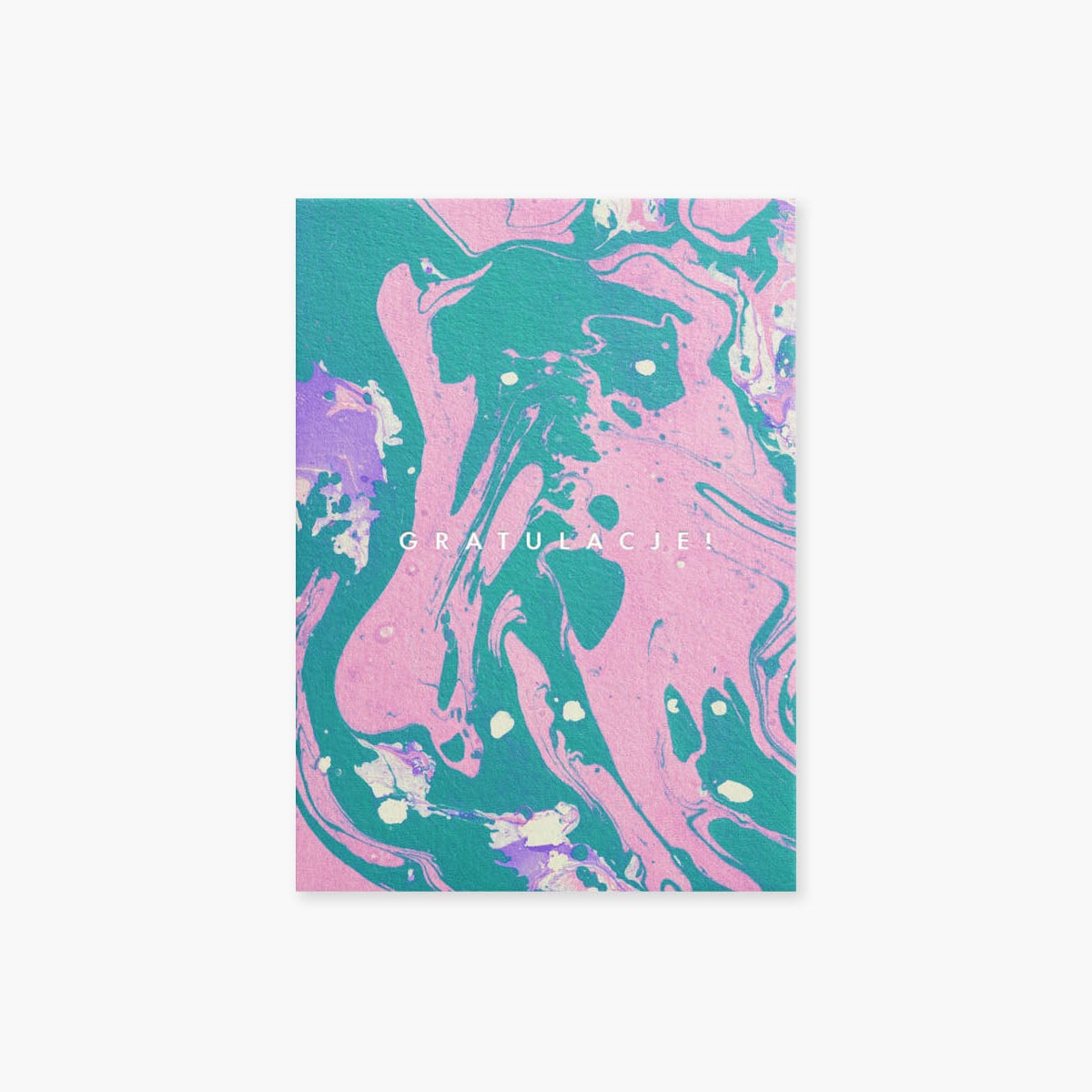 Kartka Marble III – gratulacje!, Suska&Kabsch, papierniczy design
