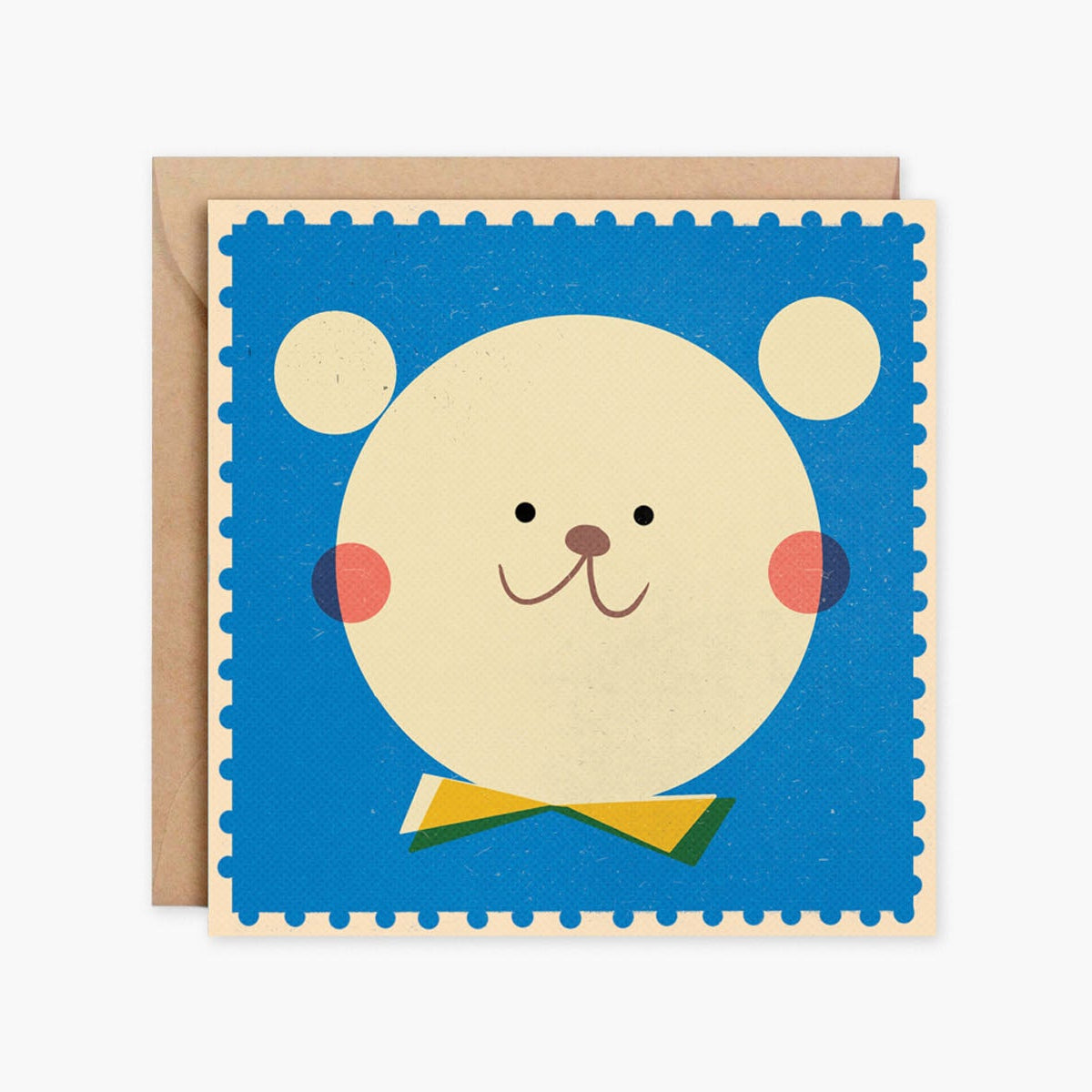 Kartka – miś, MUKI Design, papierniczy design