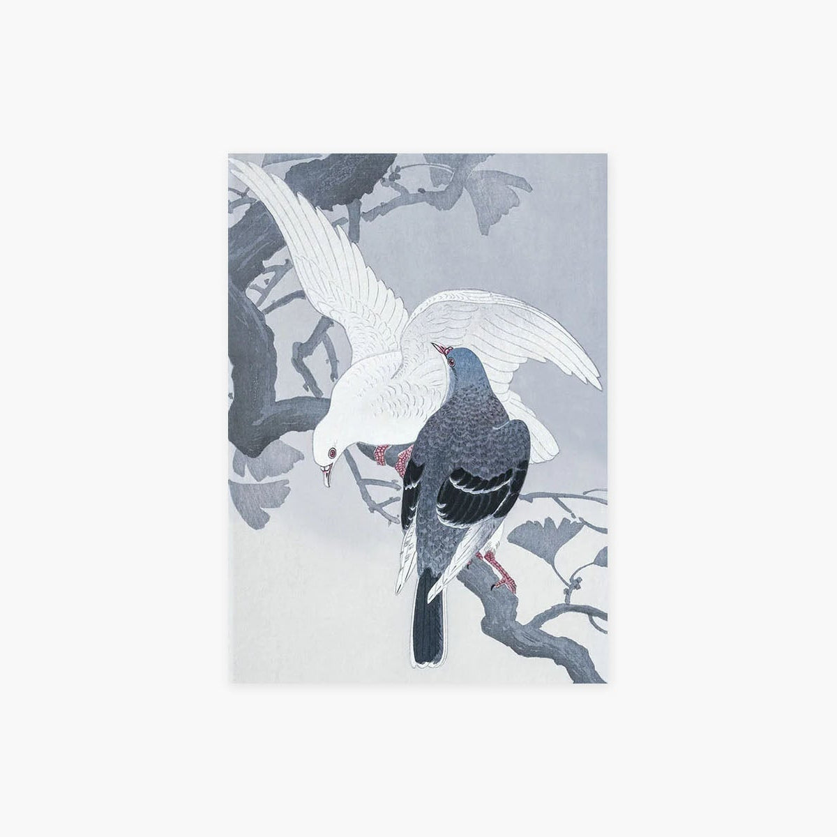 Kartka Lovebirds – gołębie, Suska&Kabsch, design sklep papierniczy, domowe biuro