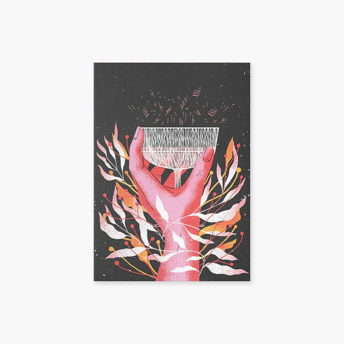 Kartka urodzinowa - toast, Suska&Kabsch, design sklep papierniczy, domowe biuro