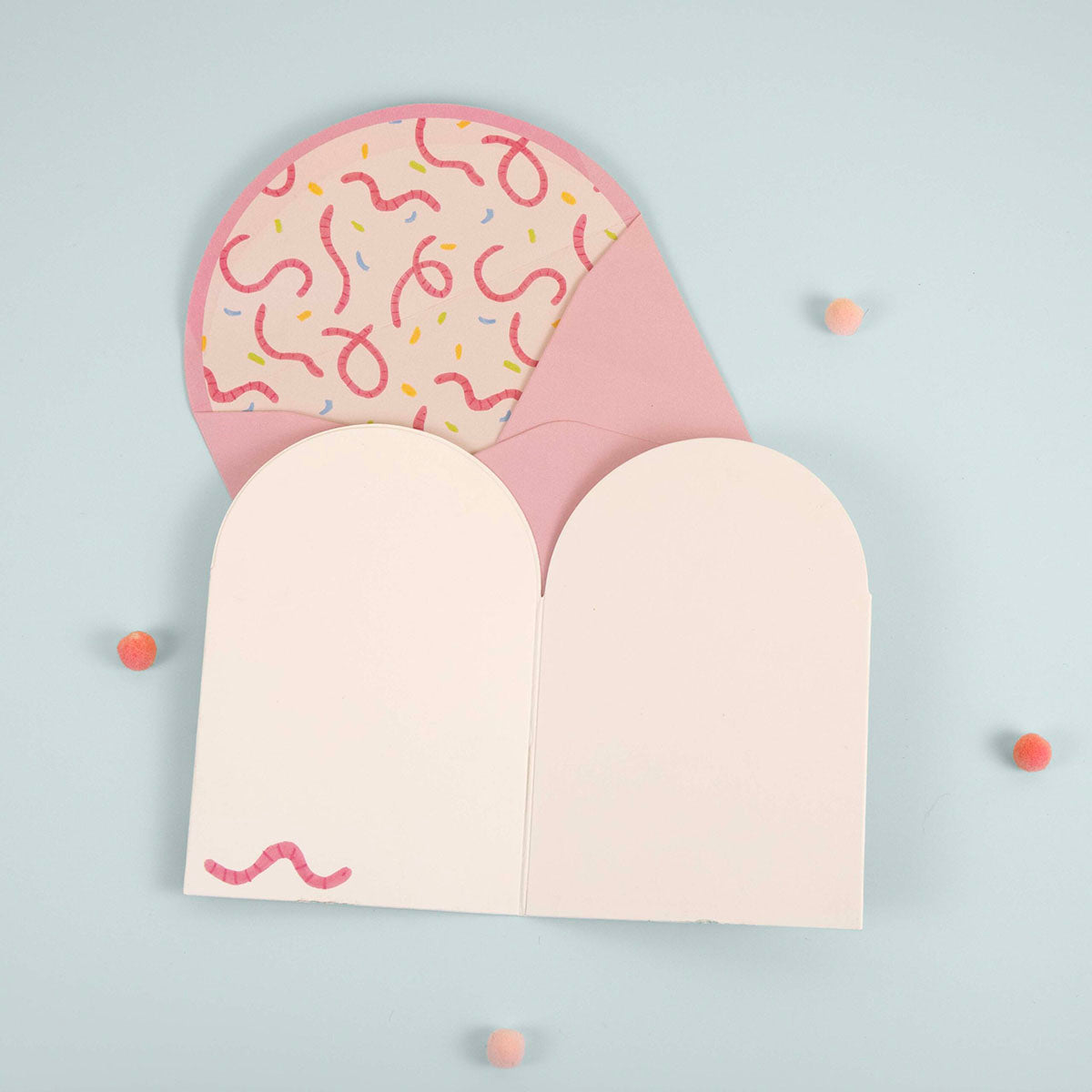 Kartka pop-up – robaczek