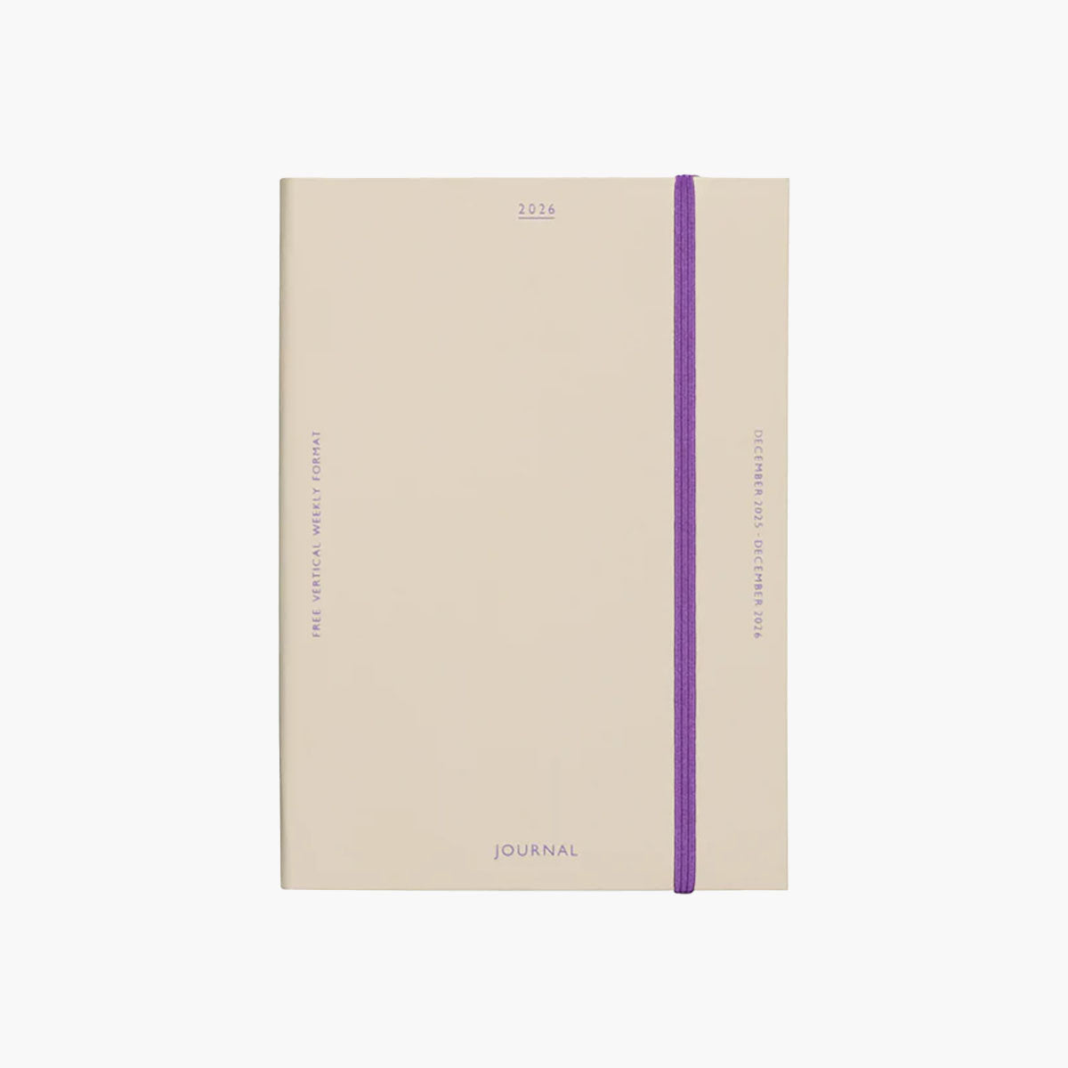 Kalendarz tygodniowy 2026 Katy - beżowy, HIGHTIDE, papierniczy design