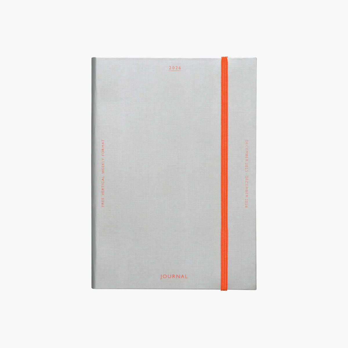 Kalendarz tygodniowy 2026 Katy - srebrny, HIGHTIDE, papierniczy design