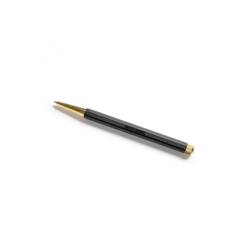 Długopis żelowy Drehgriffel x Bullet Journal – czarny, LEUCHTTURM, papierniczy design