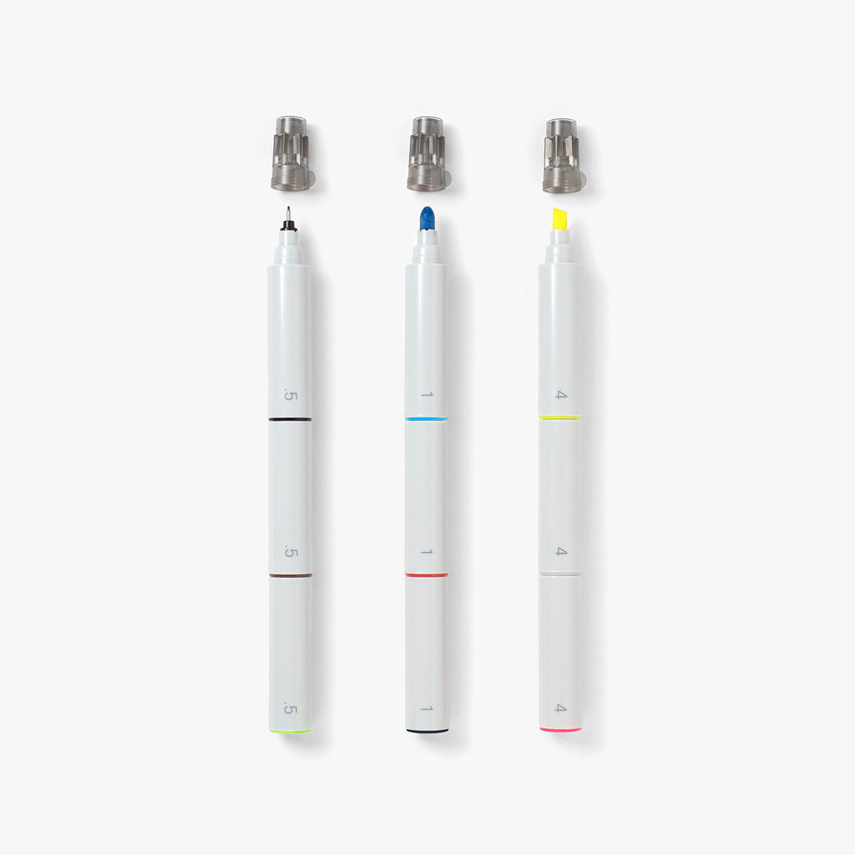 Zestaw markerów modułowych, Object Index, papierniczy design