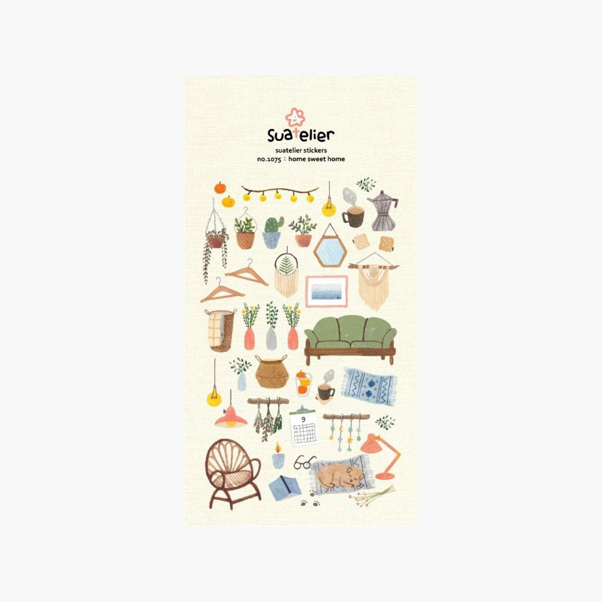 Ozdobne naklejki – Home Sweet Home, Suatelier, papierniczy design