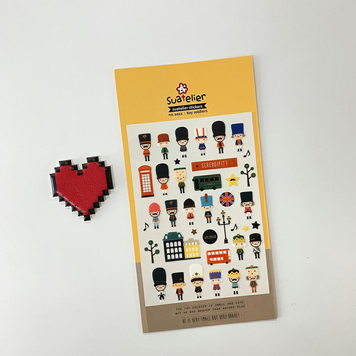 Ozdobne naklejki – Toy Soldiers, Suatelier, papierniczy design