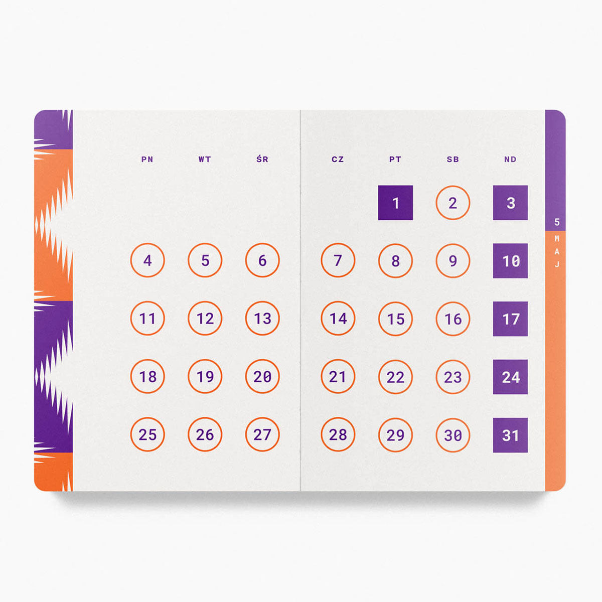 Pan Kalendarz 2026, Curated Paper, papierniczy design