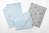 Papeteria Midori z papieru washi – niebieska