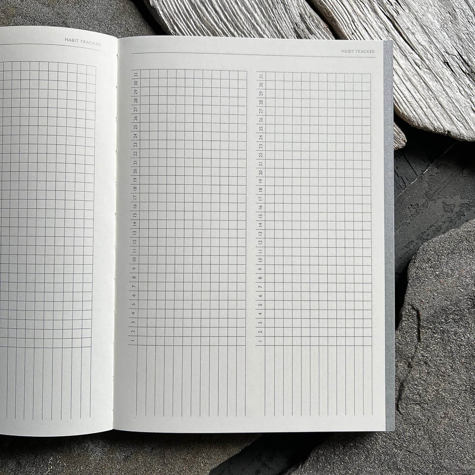 Planner niedatowany – Jostedalsbreen, Curated Paper, papierniczy design