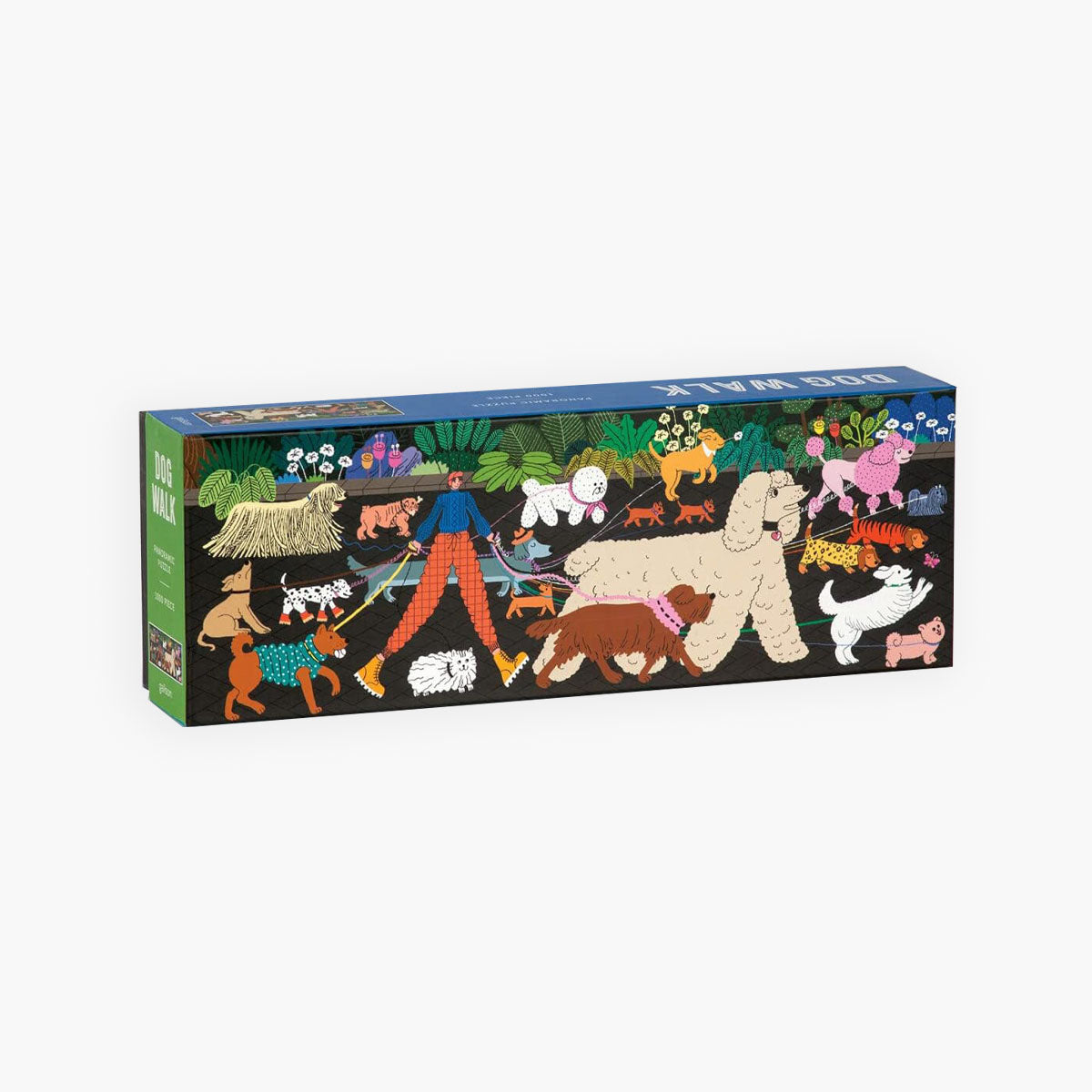 Puzzle 1000 – Dog Walk, Galison, papierniczy design