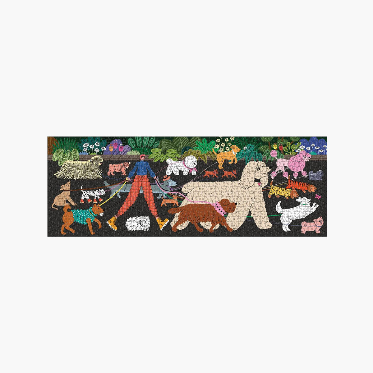 Puzzle 1000 – Dog Walk, Galison, papierniczy design