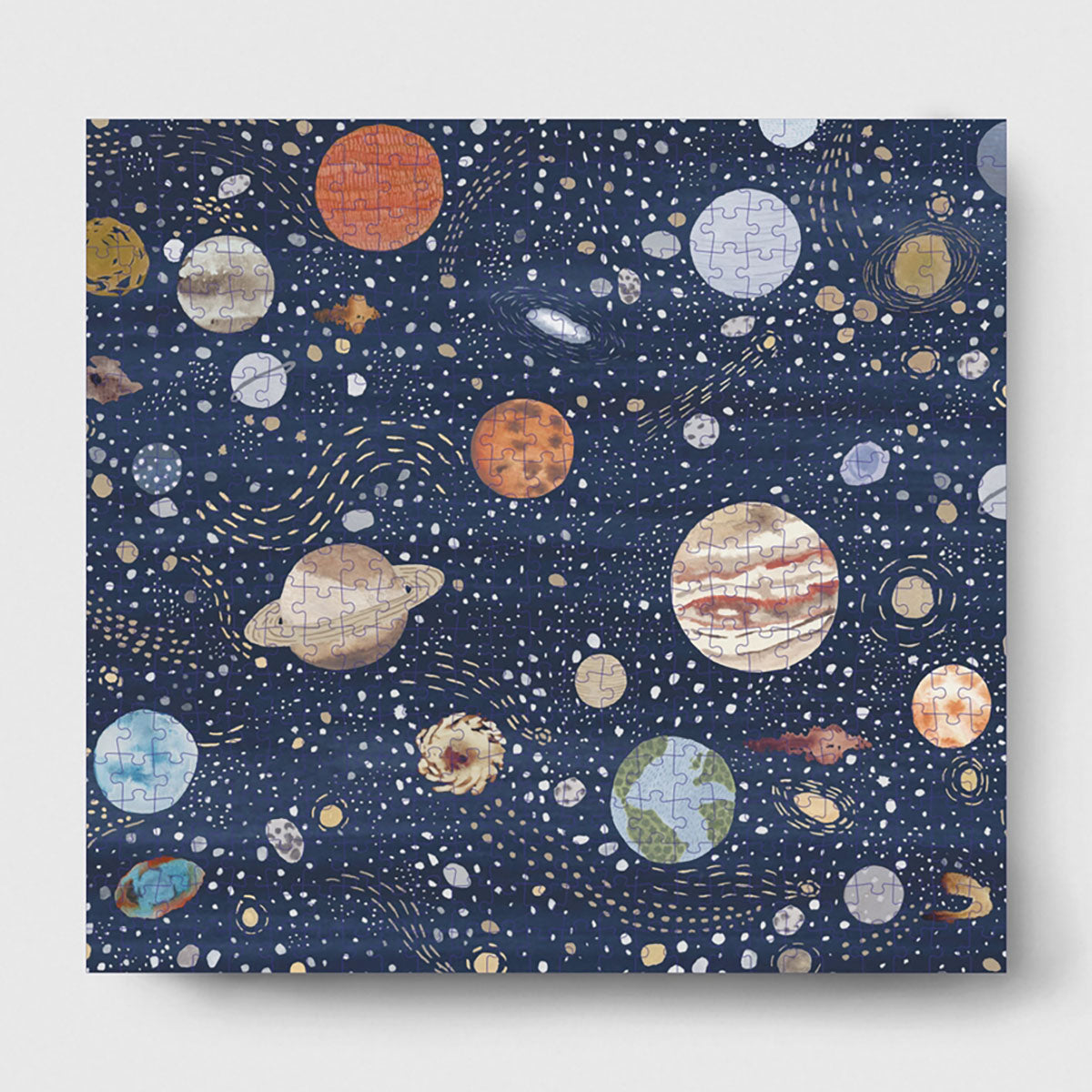 Puzzle 500 – Glow, Galison, papierniczy design