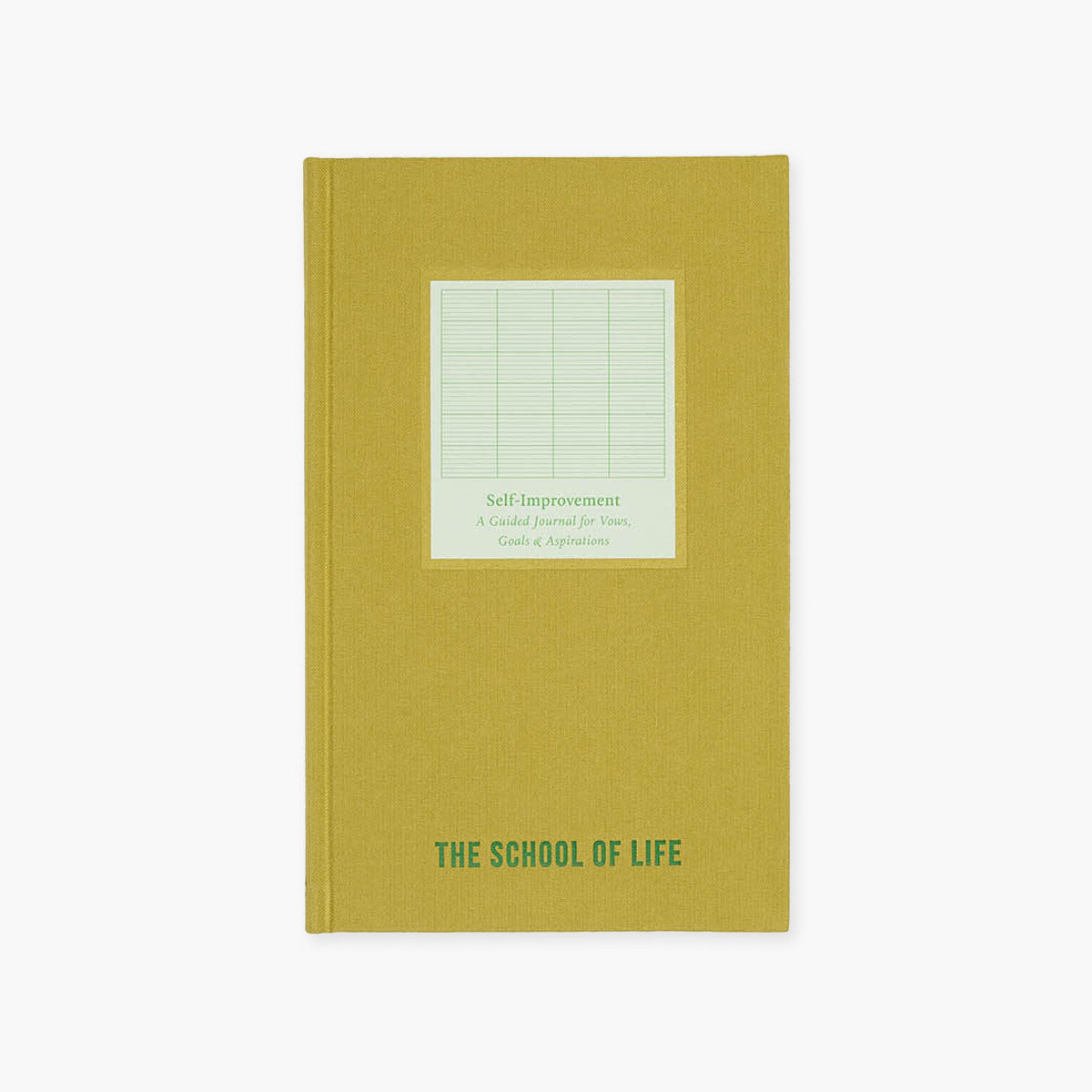 Self-ImprovementJournal, The School of life, papierniczy design