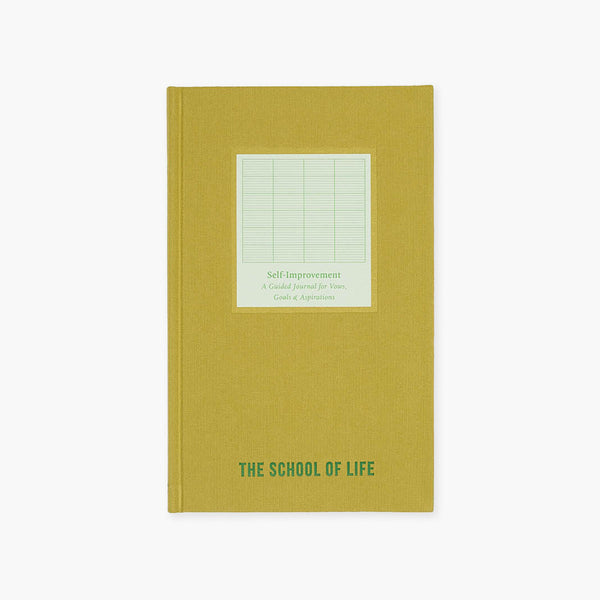 Self-ImprovementJournal, The School of life, papierniczy design