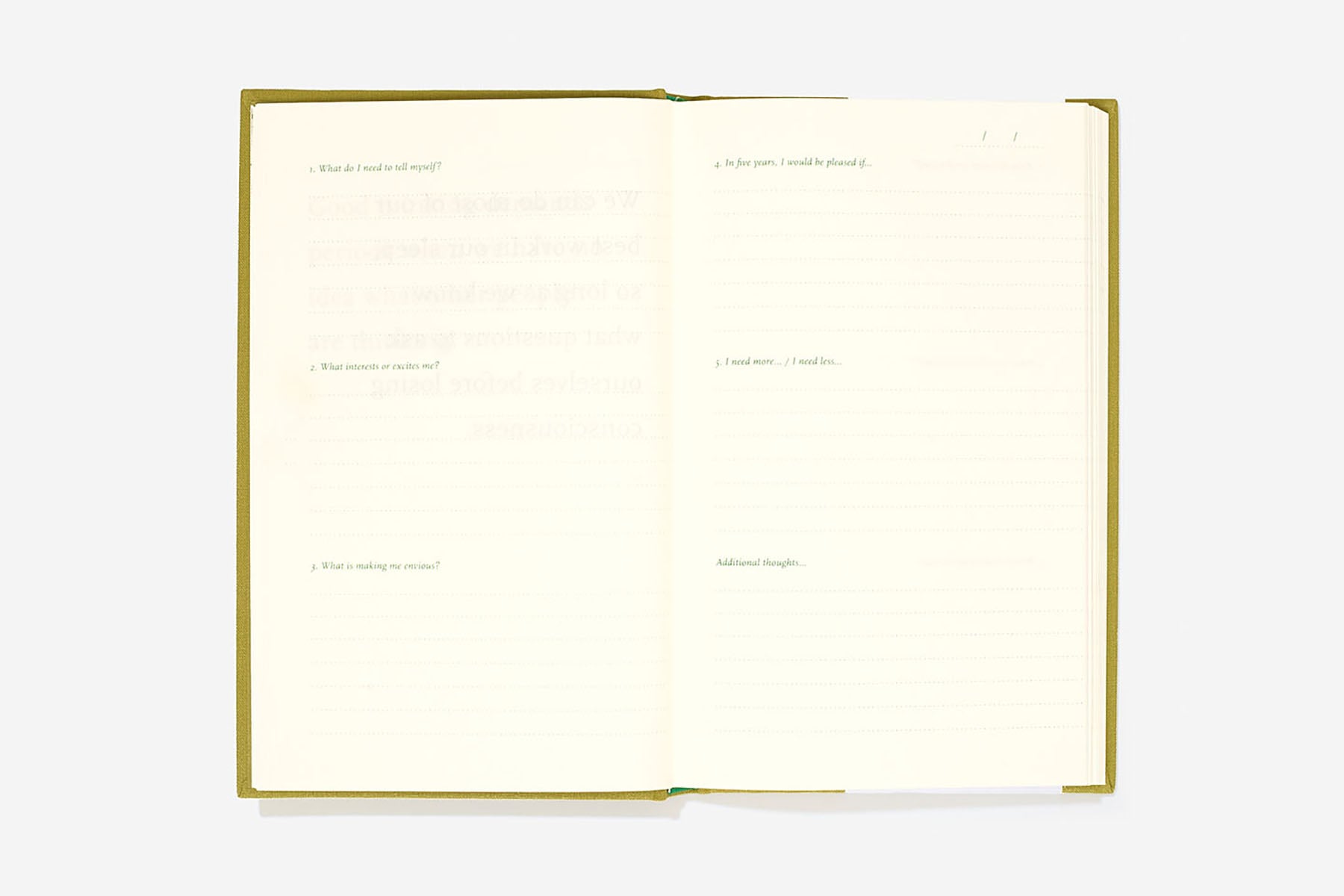Self-ImprovementJournal, The School of life, papierniczy design