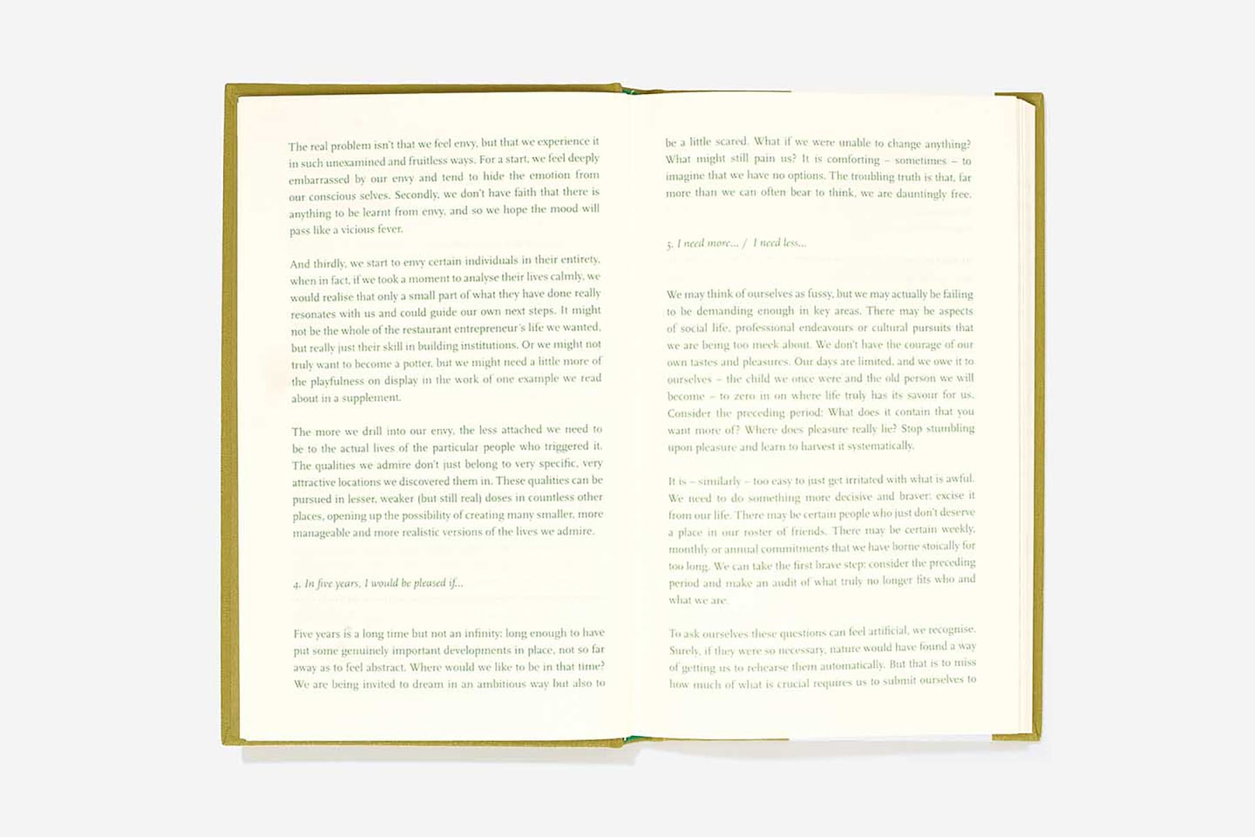 Self-ImprovementJournal, The School of life, papierniczy design