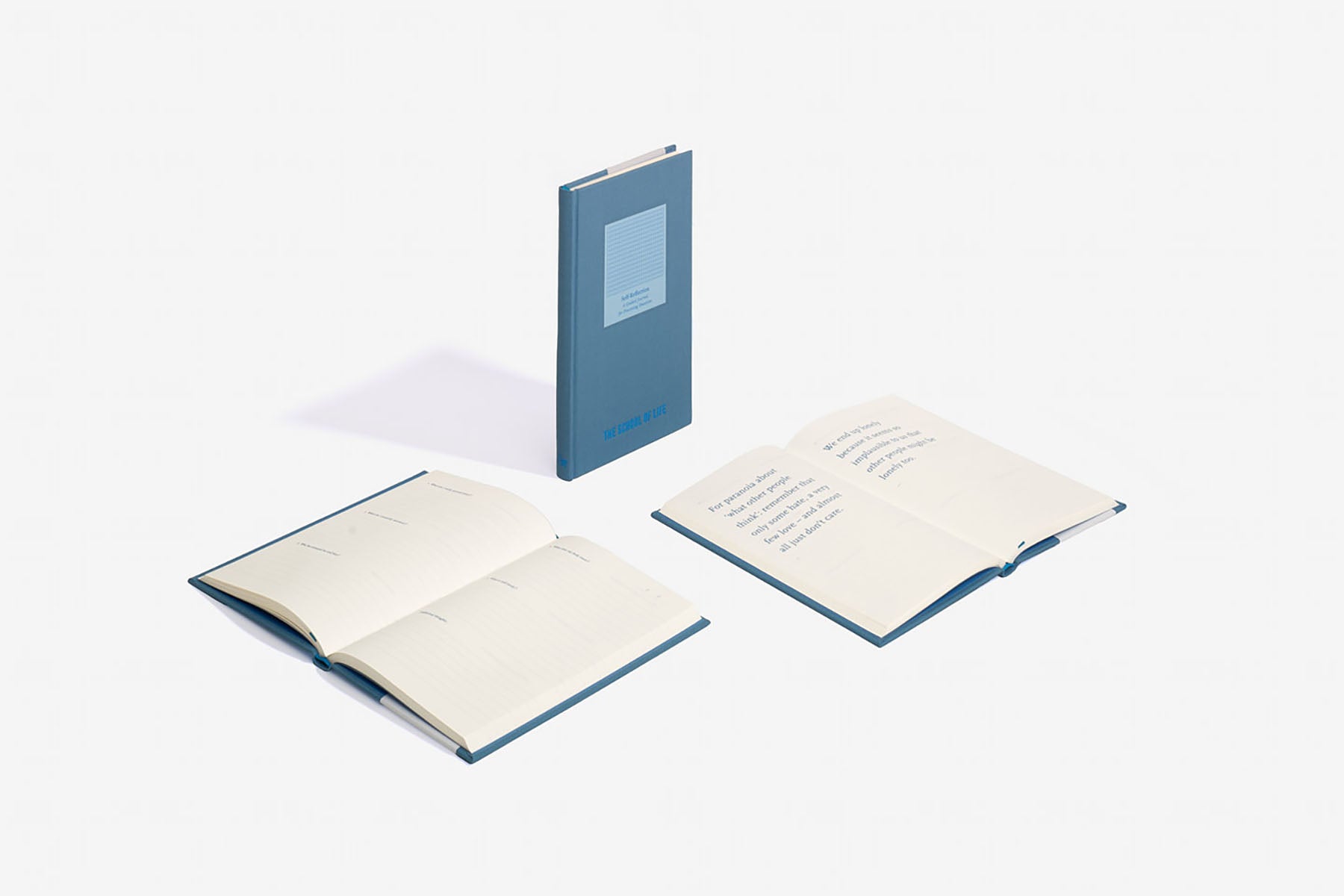 Self-Reflection Journal, The School of life, papierniczy design