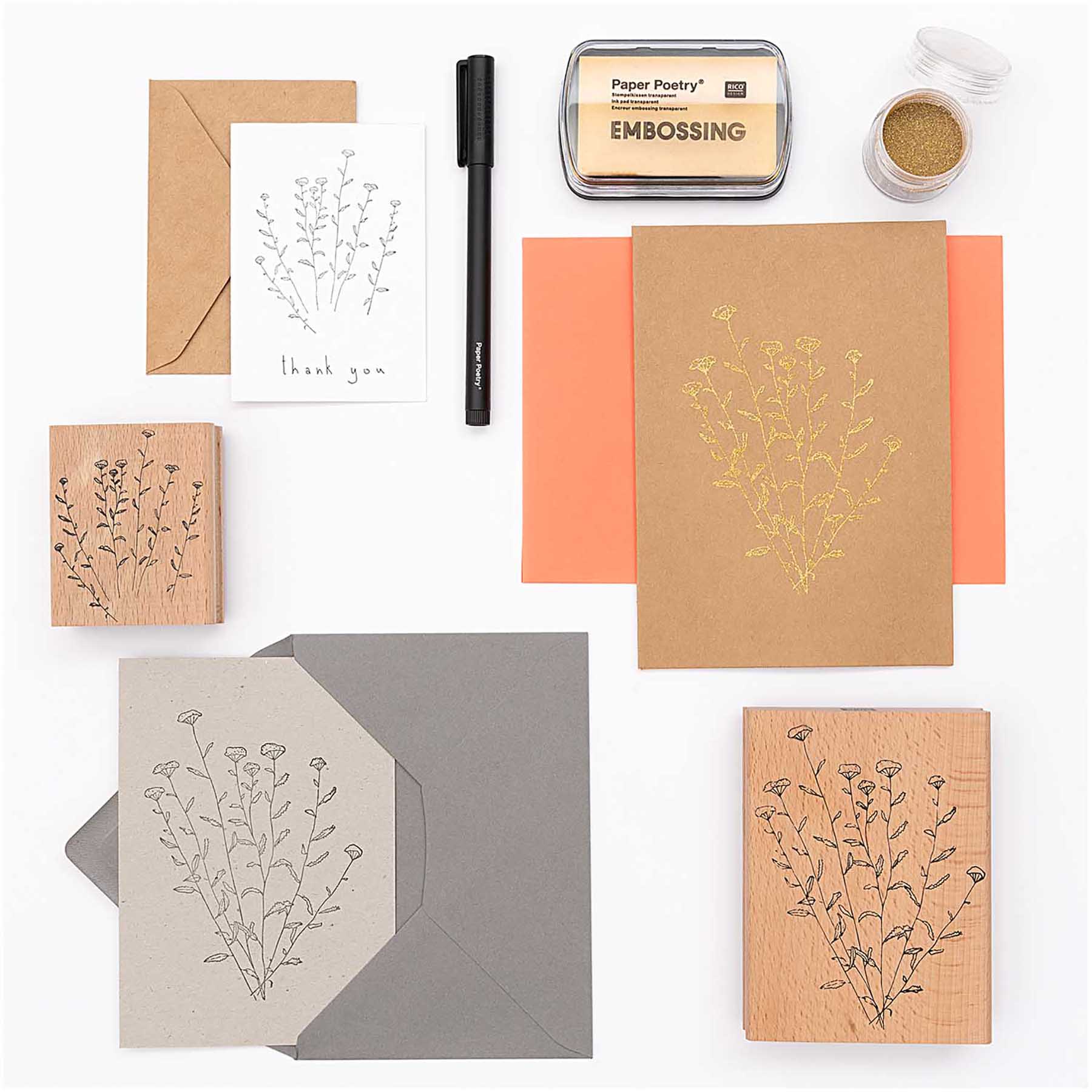 Drewniany stempel – anyż, Rico Design, papierniczy design