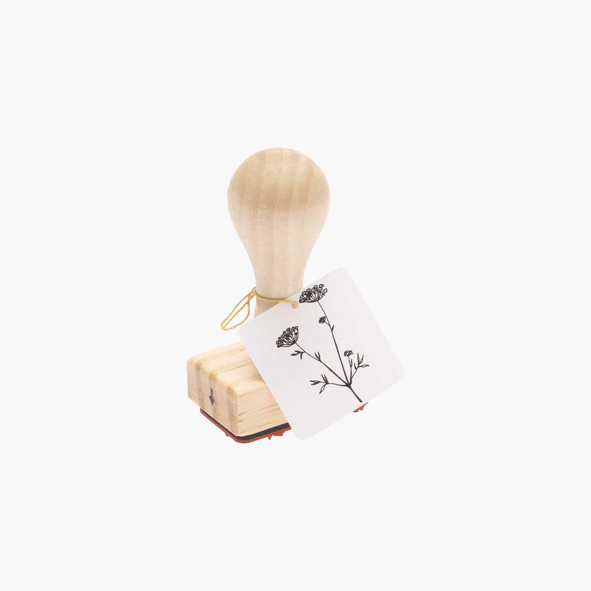Drewniany stempel – kwiat anyżu, Rico Design, papierniczy design