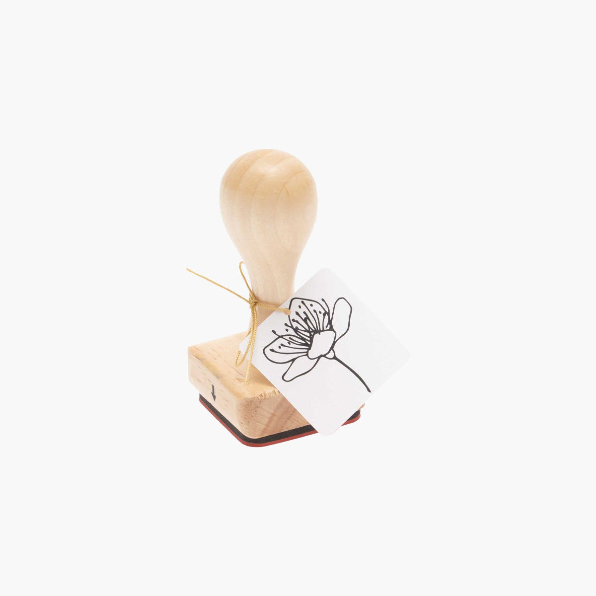 Drewniany stempel – kwiat wiśni, Rico Design, papierniczy design