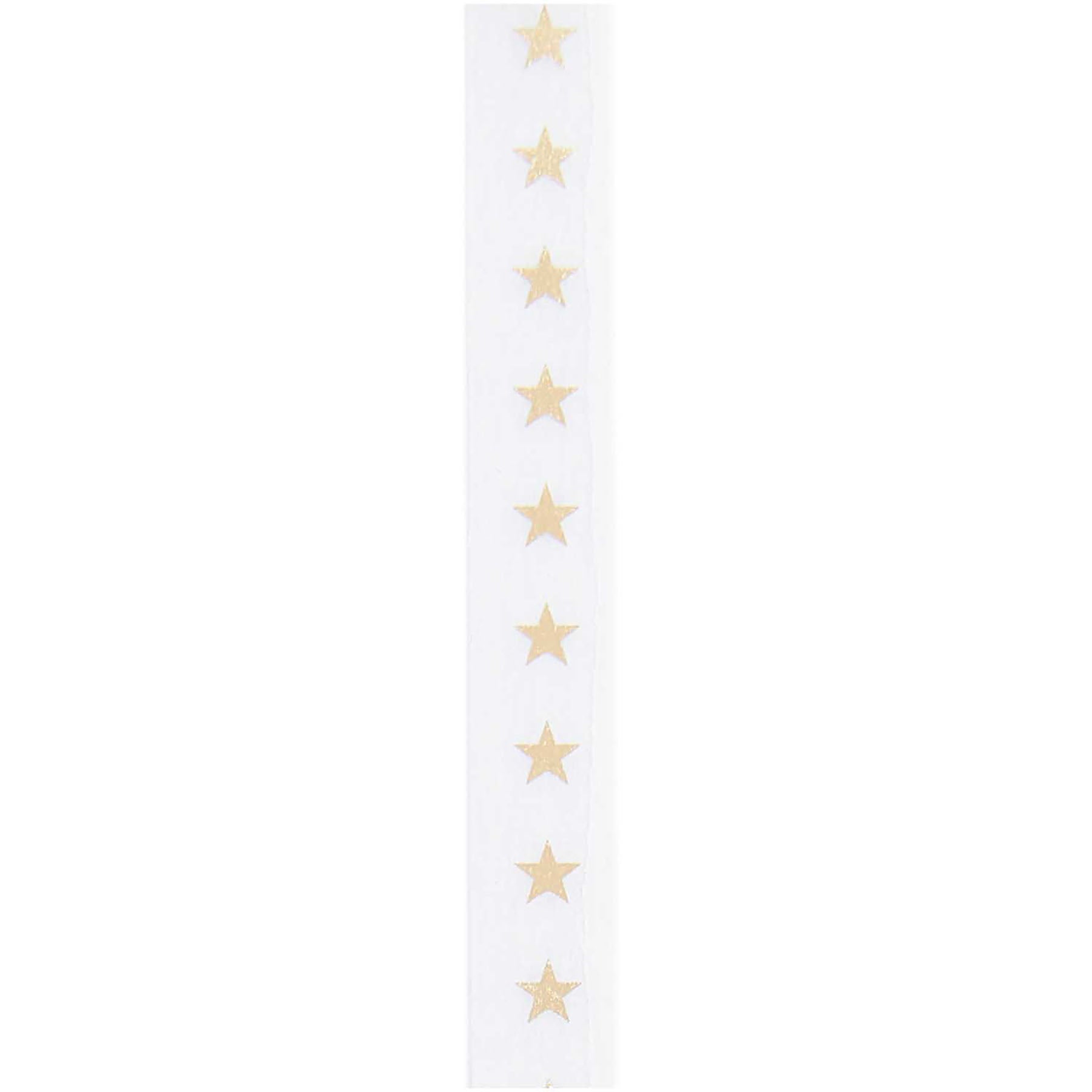Papierowa taśma klejąca – biała w złote gwiazdy, Rico Design, papierniczy design