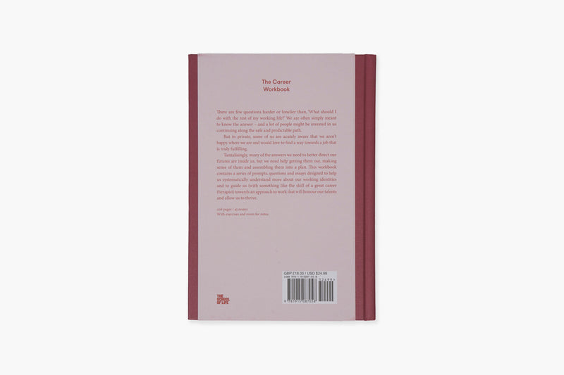 The Career Workbook, The School of life, papierniczy design, notes rozwojowy