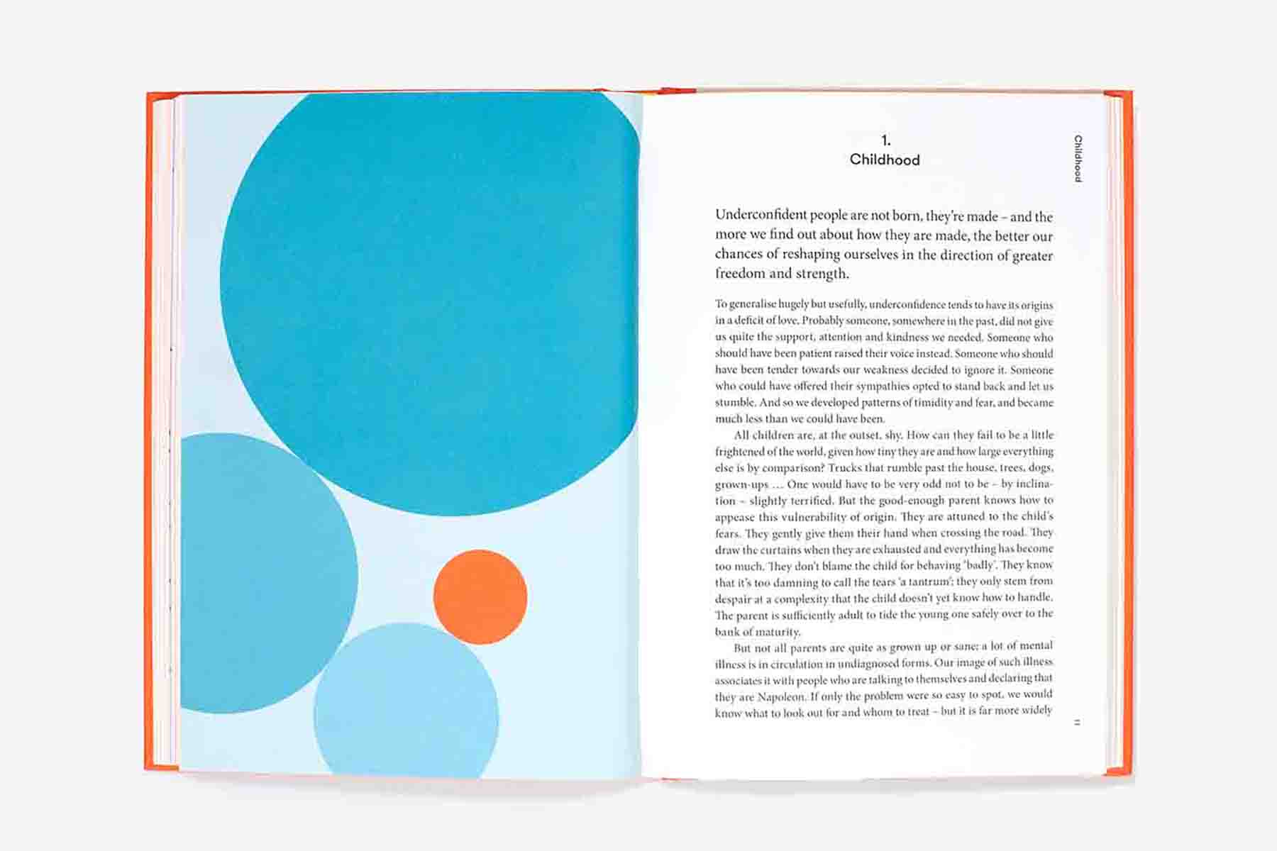 The Confidence Workbook, The School of Life, papierniczy design