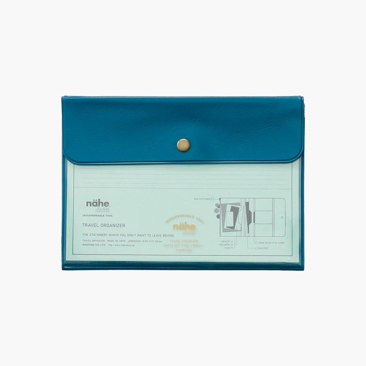 Organizer podróżny – niebieski, nähe, papierniczy design