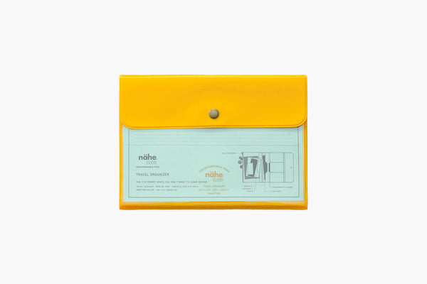 Organizer podróżny – żółty, nähe, papierniczy design
