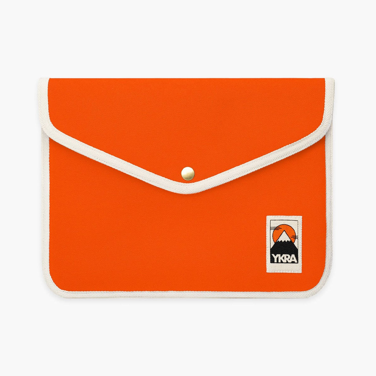 Bawełniane etui na laptopa – pomarańczowe, YKRA, papierniczy design