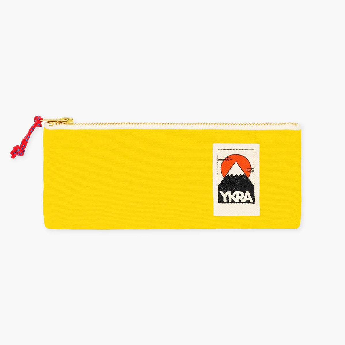 Bawełniany piórnik – żółty, YKRA, papierniczy design