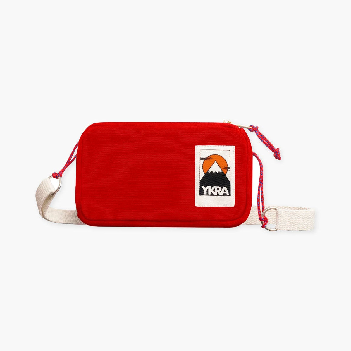 Bawełniana torebka – czerwona, YKRA, Travel Case, papierniczy design