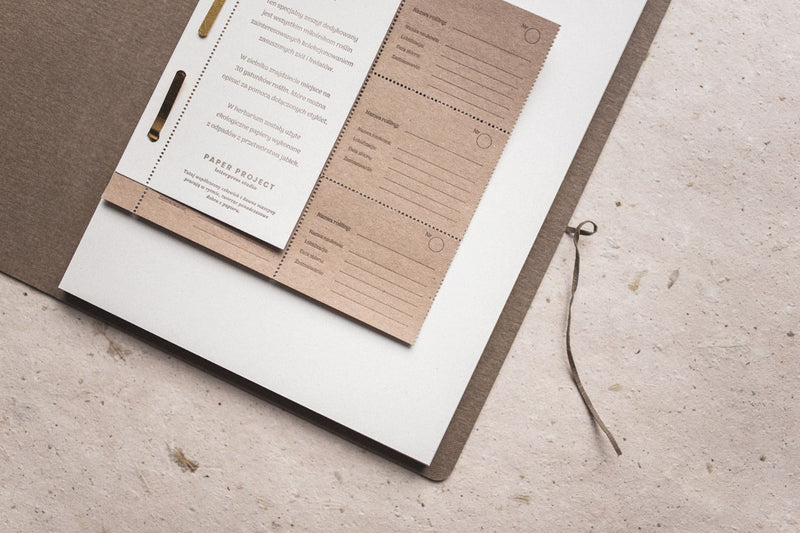 Zielnik Herbarium, Paper Project, papierniczy design
