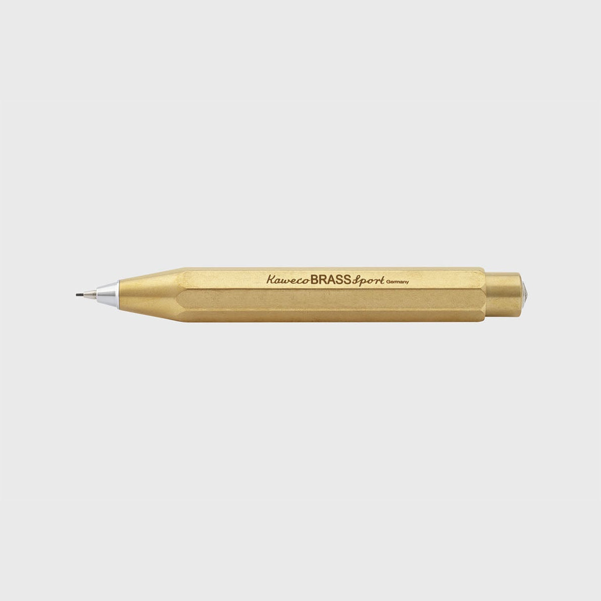 Mosiężny ołówek mechaniczny BRASS Sport, Kaweco, design sklep papierniczy, domowe biuro
