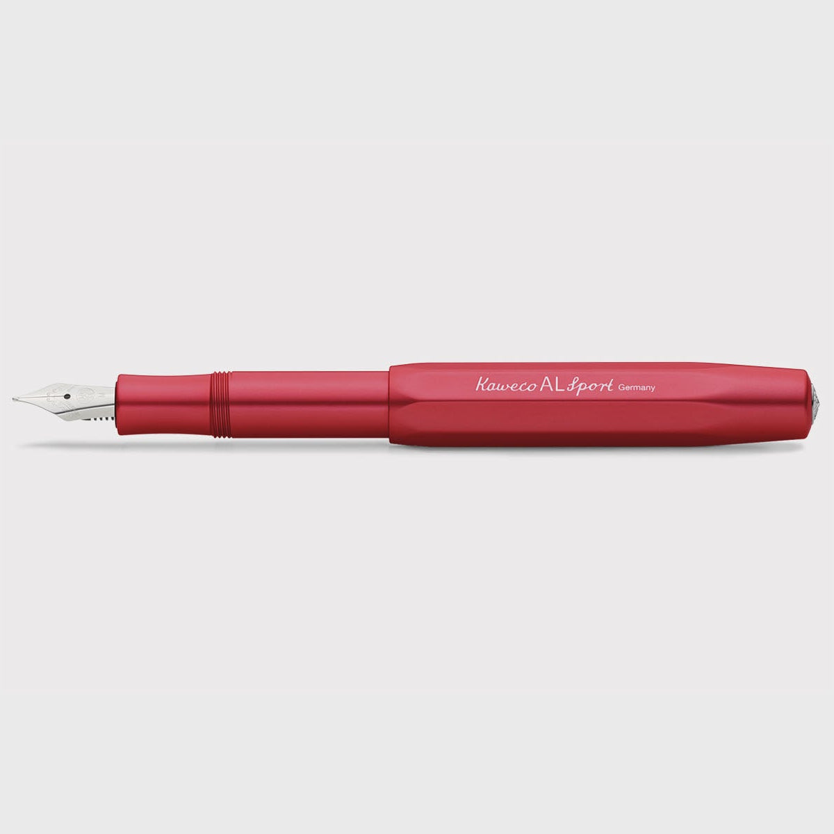 Aluminiowe pióro wieczne - czerwone, AL Sport, Kaweco,  design sklep papierniczy, domowe biuro