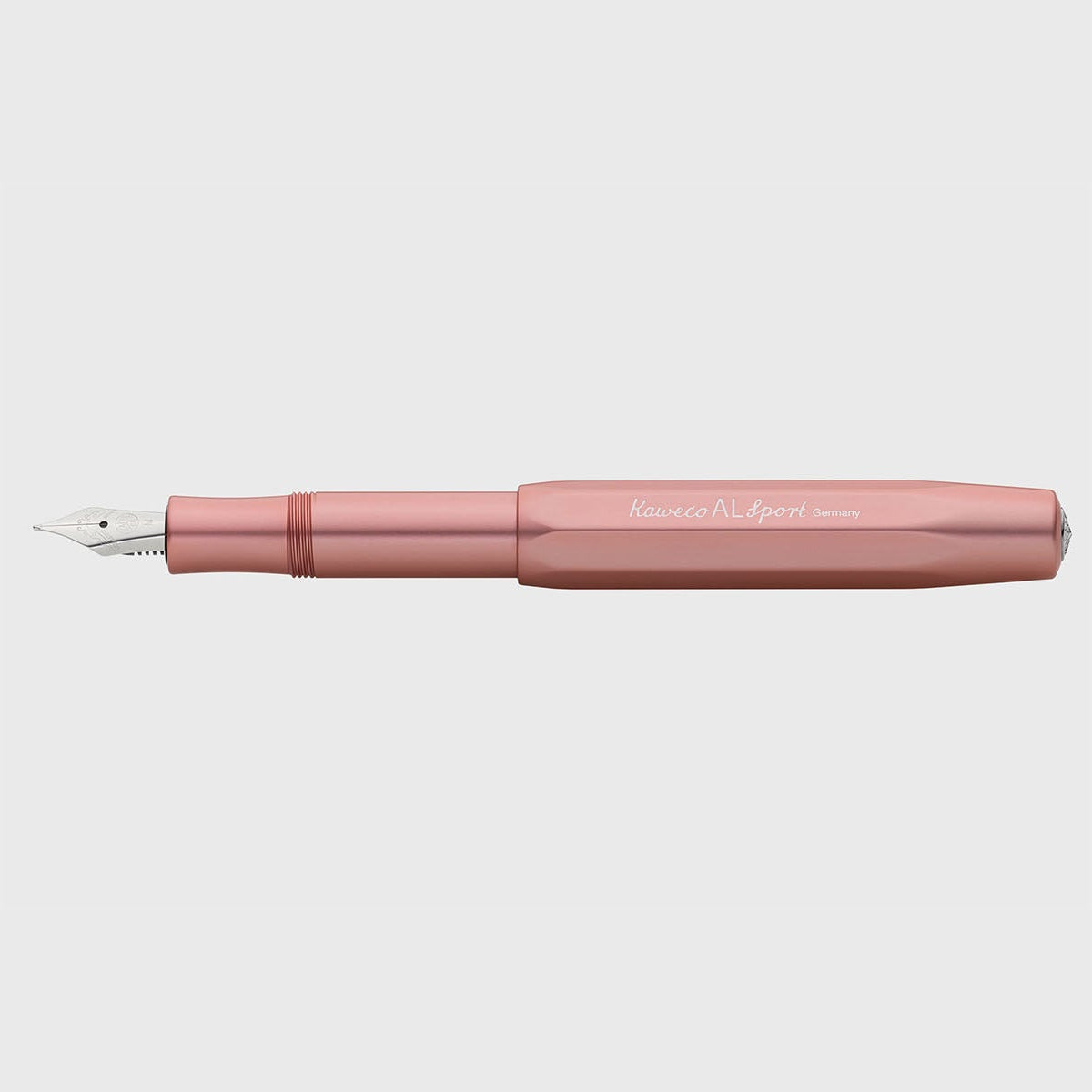 Aluminiowe pióro wieczne AL Sport Rose Gold, Kaweco, design sklep papierniczy, domowe biuro