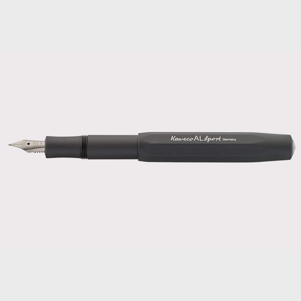 Aluminiowe pióro wieczne czarne AL Sport, Kaweco, design sklep papierniczy, domowe biuro