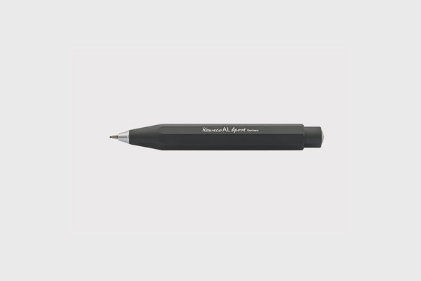 Aluminiowy ołówek czarny AL Sport, Kaweco, design sklep papierniczy, domowe biuro