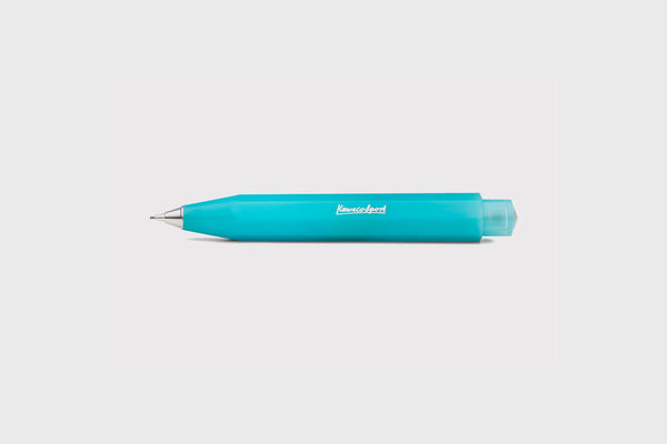 Ołówek mechaniczny Frosted Sport - turkusowy, Kaweco, design sklep papierniczy, domowe biuro