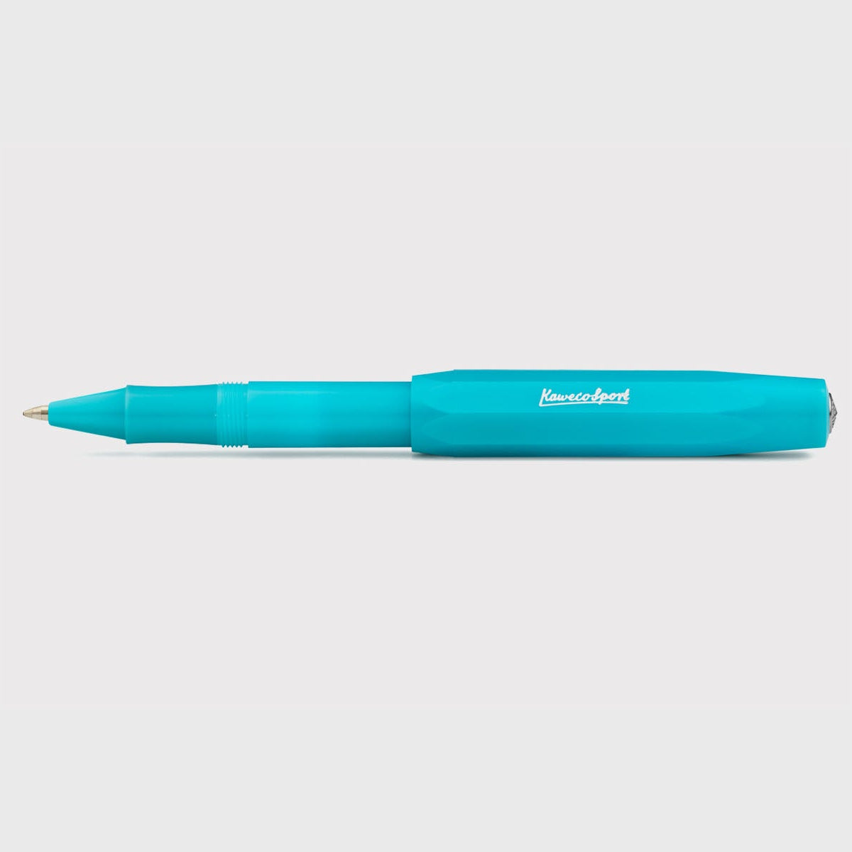Pióro kulkowe Frosted Sport - turkusowe, Kaweco, design sklep papierniczy, domowe biuro
