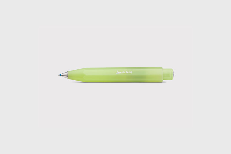 Długopis Frosted Sport – limonkowy, Kaweco, design sklep papierniczy, domowe biuro