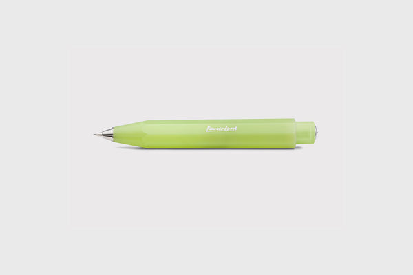 Ołówek mechaniczny Frosted Sport - limonkowy, Kaweco, design sklep papierniczy, domowe biuro