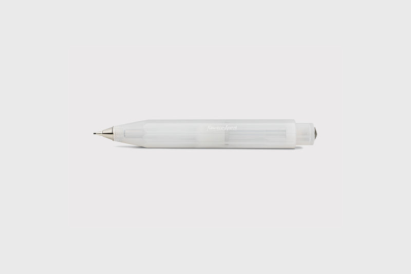 Ołówek mechaniczny Frosted Sport - biały, Kaweco, design sklep papierniczy, domowe biuro
