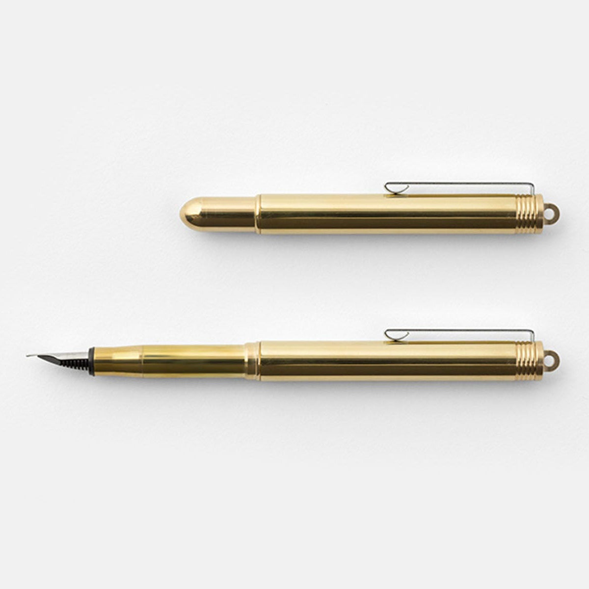 Mosiężne pióro wieczne, Traveler's Company, design artykuły biurowe, domowe biuro
