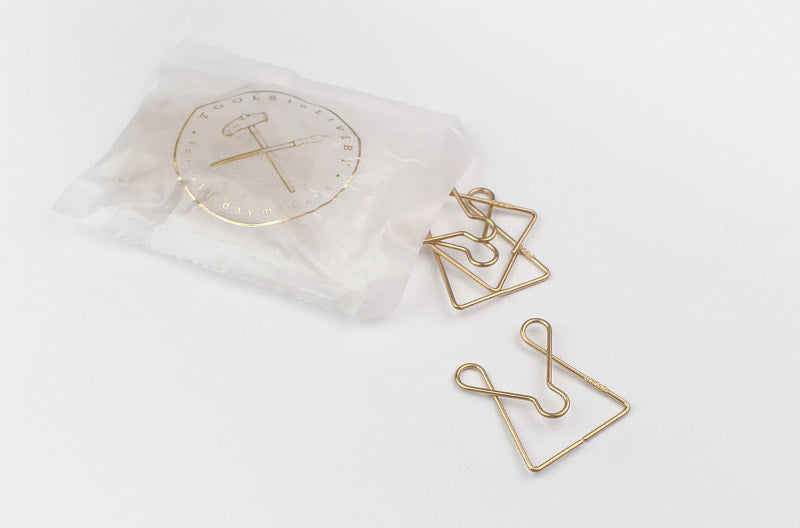 Mosiężne spinacze do papieru Paper Clip - McGill, Tools to liveby, domowe biuro