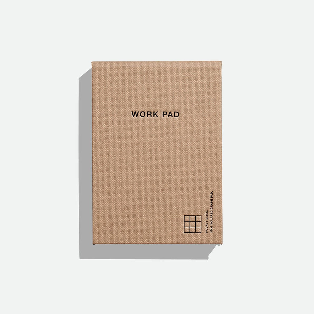 Notatnik z wyrywanymi kartkami work pad – brązowy, before breakfast, domowe biuro, designerskie artykuły biurowe