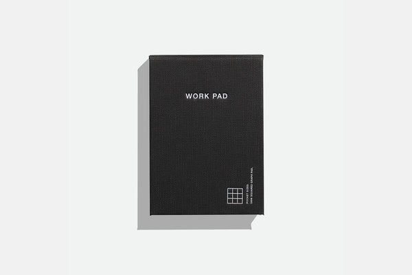 Notatnik z wyrywanymi kartkami work pad – czarny, before breakfast, domowe biuro, designerskie artykuły biurowe